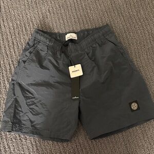 Stone Island Charcoal Shorts